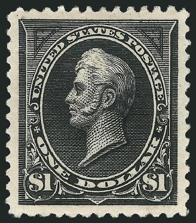 US Stamps Value Scott Catalog # 261: 1894 US$1.00 Perry. Robert Siegel Auction Galleries, Nov 2012, Sale 1034, Lot 241