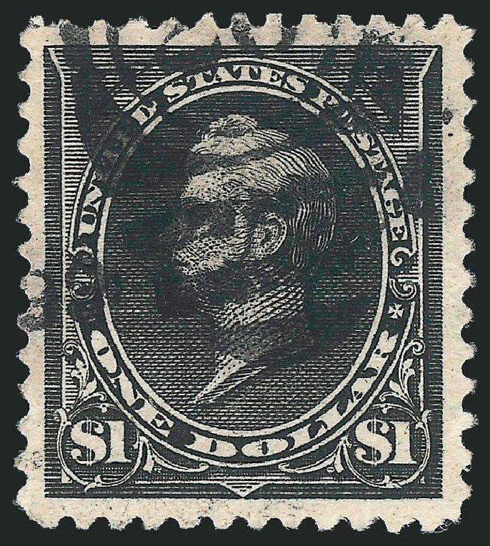 Price of US Stamps Scott Catalogue #261 - US$1.00 1894 Perry. Robert Siegel Auction Galleries, Nov 2014, Sale 1084, Lot 3584
