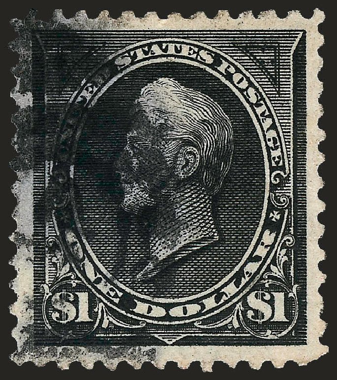 Values of US Stamp Scott Catalogue # 261 - US$1.00 1894 Perry. Robert Siegel Auction Galleries, Sep 2008, Sale 962, Lot 2544