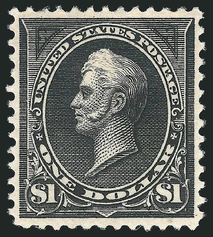 US Stamps Price Scott Cat. #261 - US$1.00 1894 Perry. Robert Siegel Auction Galleries, Sep 2009, Sale 976, Lot 1744