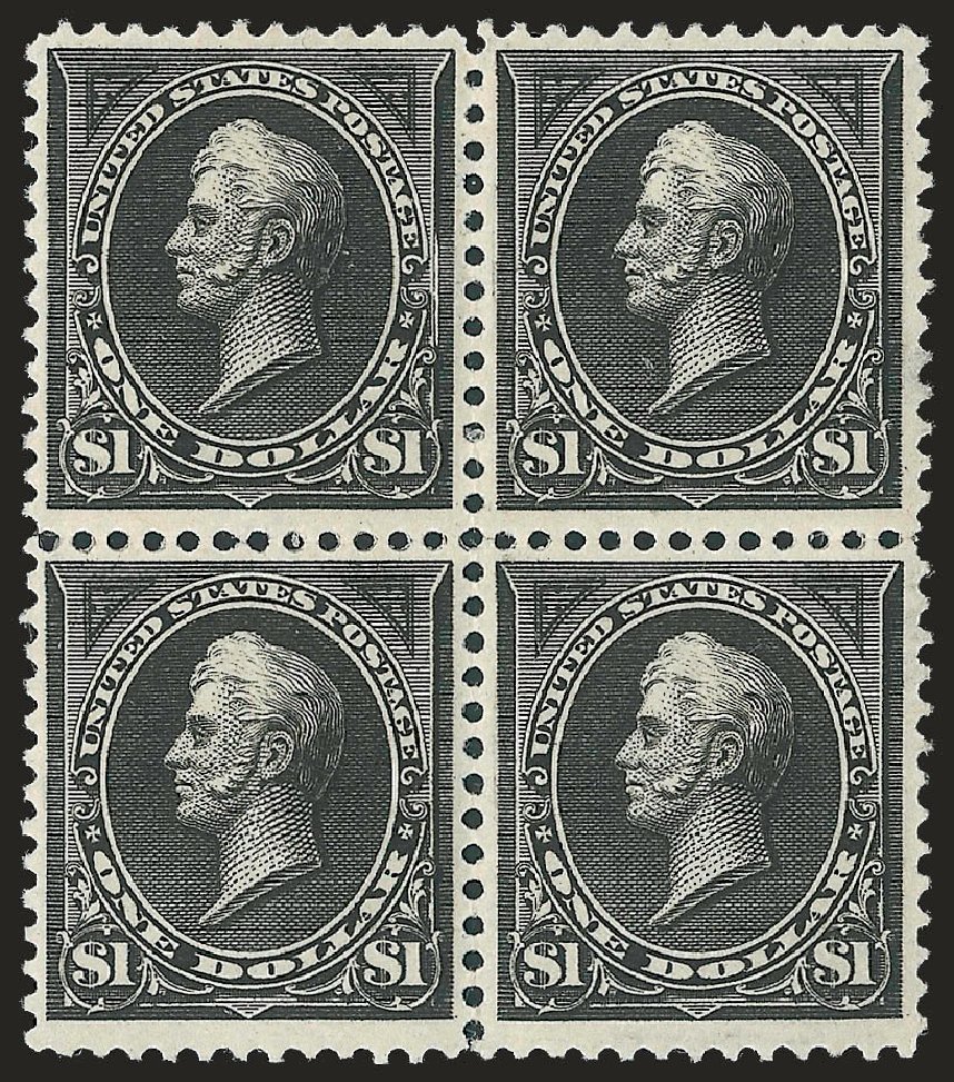 US Stamps Prices Scott Cat. # 261 - US$1.00 1894 Perry. Robert Siegel Auction Galleries, Dec 2009, Sale 977, Lot 354