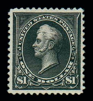 US Stamps Prices Scott Catalogue #261 - 1894 US$1.00 Perry. Matthew Bennett International, Dec 2007, Sale 325, Lot 1795