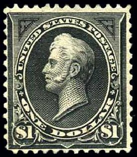 Costs of US Stamp Scott Cat. 261: 1894 US$1.00 Perry. Harmer-Schau Auction Galleries, Jun 2008, Sale 78, Lot 1455