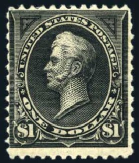 US Stamps Price Scott Catalog 261: 1894 US$1.00 Perry. Harmer-Schau Auction Galleries, Jul 2010, Sale 86, Lot 455