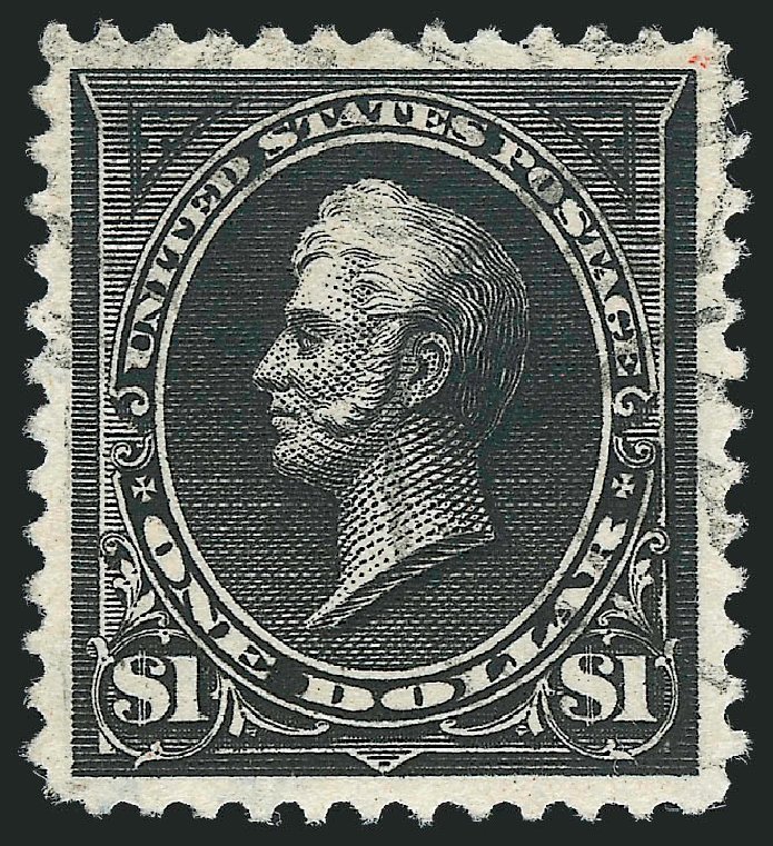 US Stamp Prices Scott Cat. 261 - US$1.00 1894 Perry. Robert Siegel Auction Galleries, Oct 2012, Sale 1032, Lot 3375