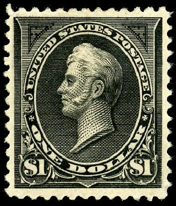 US Stamps Price Scott Cat. # 261 - 1894 US$1.00 Perry. Matthew Bennett International, May 2008, Sale 327, Lot 232
