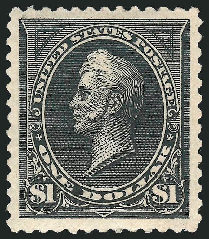 Value of US Stamp Scott Catalog 261: 1894 US$1.00 Perry. Robert Siegel Auction Galleries, Nov 2012, Sale 1034, Lot 242