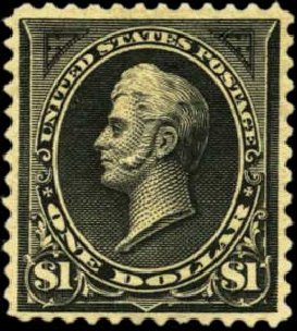 US Stamps Values Scott Catalogue # 261: US$1.00 1894 Perry. Harmer-Schau Auction Galleries, Feb 2012, Sale 92, Lot 1023