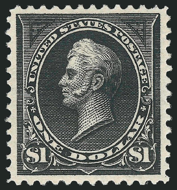Prices of US Stamp Scott Catalog 261: US$1.00 1894 Perry. Robert Siegel Auction Galleries, Oct 2011, Sale 1014, Lot 1593