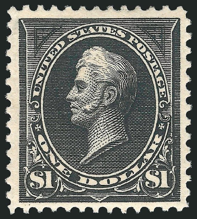 Value of US Stamps Scott 261 - US$1.00 1894 Perry. Robert Siegel Auction Galleries, Apr 2014, Sale 1068, Lot 193