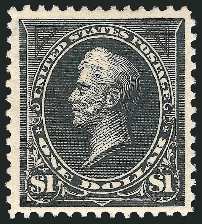 Value of US Stamps Scott 261 - US$1.00 1894 Perry. Robert Siegel Auction Galleries, Apr 2014, Sale 1068, Lot 193