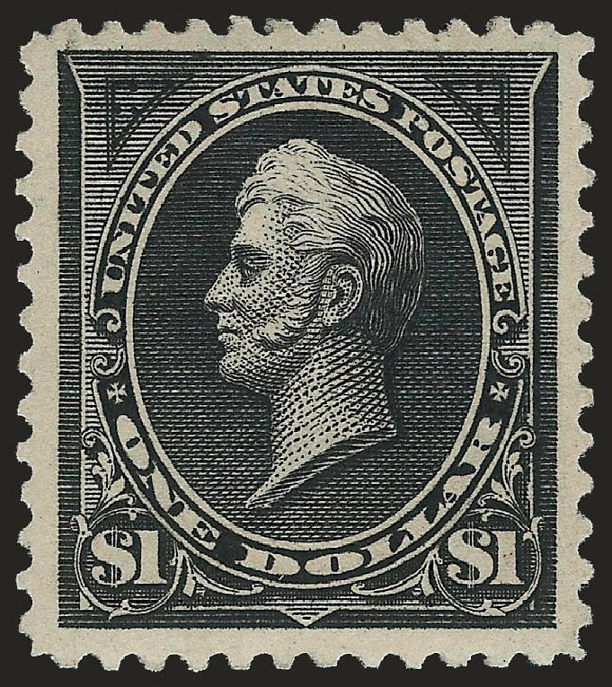 US Stamp Price Scott Cat. 261: 1894 US$1.00 Perry. Robert Siegel Auction Galleries, Apr 2010, Sale 984, Lot 643