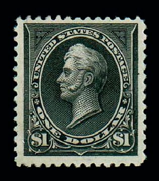 US Stamp Prices Scott 261 - US$1.00 1894 Perry. Matthew Bennett International, Dec 2007, Sale 325, Lot 1796