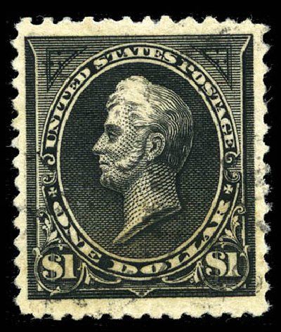 US Stamp Price Scott Cat. #261 - US$1.00 1894 Perry. Matthew Bennett International, Sep 2011, Sale 338, Lot 1886