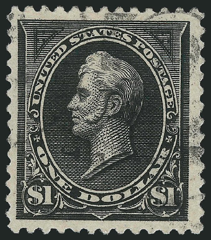US Stamps Values Scott 261 - US$1.00 1894 Perry. Robert Siegel Auction Galleries, Dec 2012, Sale 1037, Lot 1876