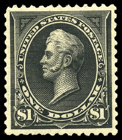 US Stamps Value Scott # 261A - US$1.00 1894 Perry. Matthew Bennett International, May 2014, Sale 350, Lot 387
