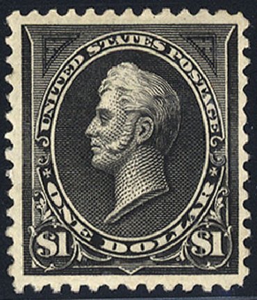 Prices of US Stamps Scott # 261A: US$1.00 1894 Perry. Cherrystone Auctions, Jan 2009, Sale 200901, Lot 177