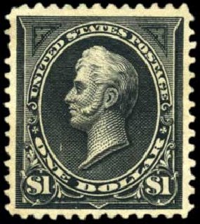 US Stamps Price Scott Cat. #261A: 1894 US$1.00 Perry. Harmer-Schau Auction Galleries, Oct 2010, Sale 87, Lot 227