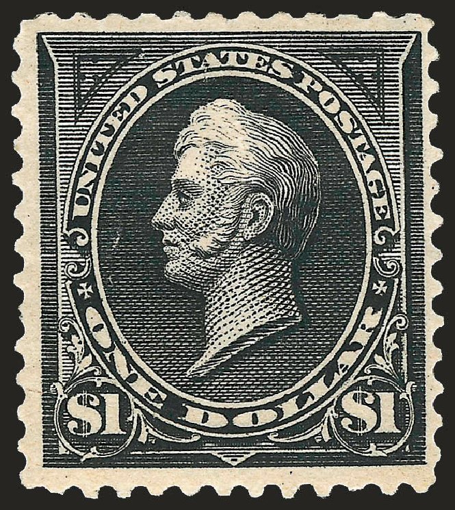 Prices of US Stamp Scott Catalogue 261A: US$1.00 1894 Perry. Robert Siegel Auction Galleries, Sep 2008, Sale 962, Lot 2547