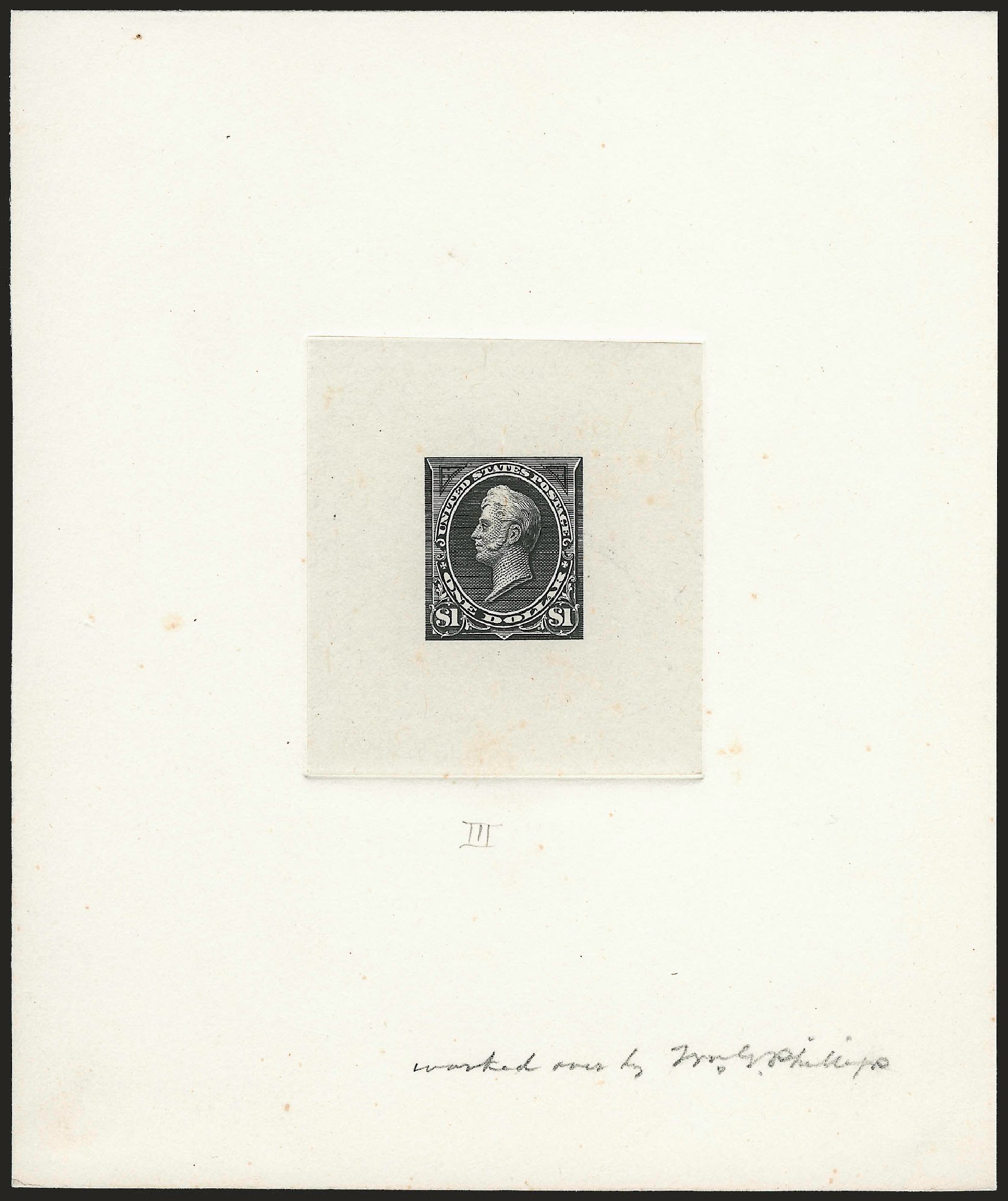 Price of US Stamps Scott Catalogue #261A: 1894 US$1.00 Perry. Robert Siegel Auction Galleries, Dec 2009, Sale 977, Lot 217