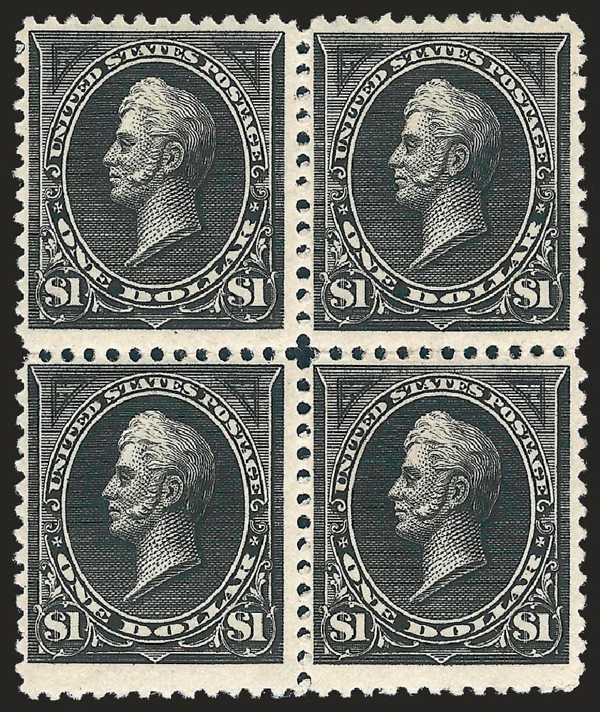 Value of US Stamps Scott Catalogue #261A: US$1.00 1894 Perry. Robert Siegel Auction Galleries, Dec 2009, Sale 977, Lot 357