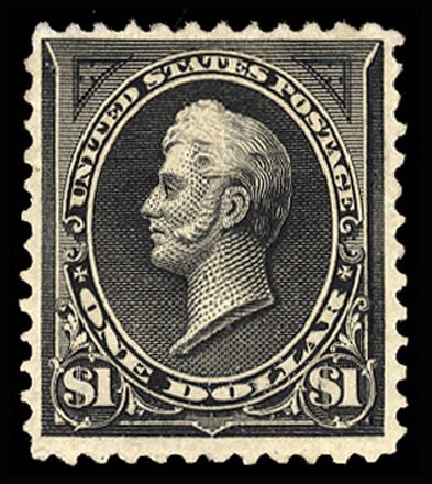 Prices of US Stamps Scott Catalog # 261A: US$1.00 1894 Perry. Cherrystone Auctions, May 2013, Sale 201305, Lot 98