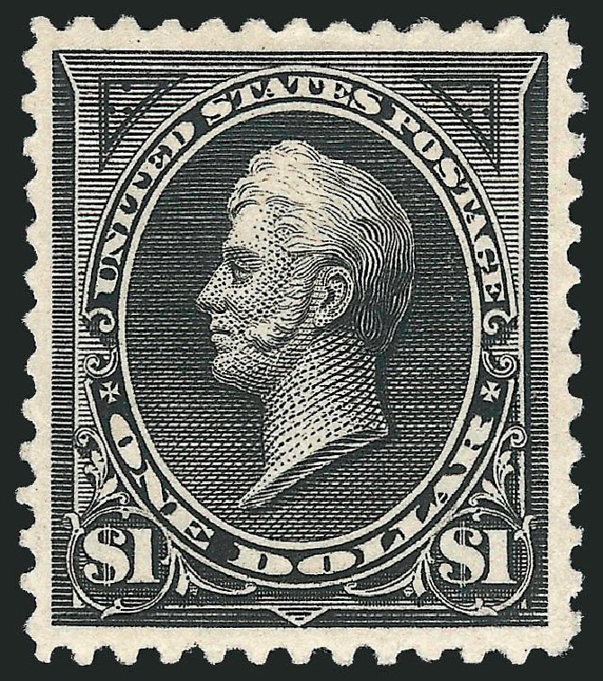 Values of US Stamp Scott Catalog #261A - US$1.00 1894 Perry. Robert Siegel Auction Galleries, Mar 2012, Sale 1019, Lot 588
