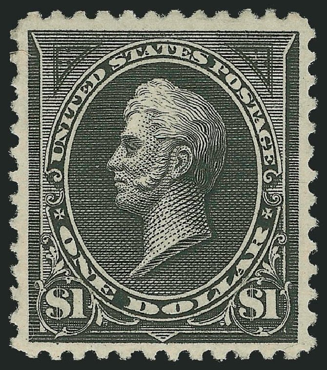 Costs of US Stamp Scott Cat. 261A: US$1.00 1894 Perry. Robert Siegel Auction Galleries, Nov 2013, Sale 1057, Lot 848