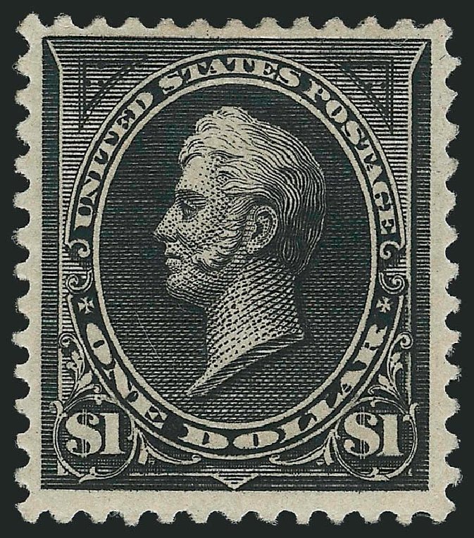 Values of US Stamps Scott #261A - US$1.00 1894 Perry. Robert Siegel Auction Galleries, Oct 2014, Sale 1082, Lot 418