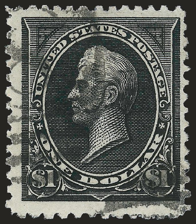 Values of US Stamp Scott Cat. #261A - 1894 US$1.00 Perry. Robert Siegel Auction Galleries, Apr 2010, Sale 984, Lot 648