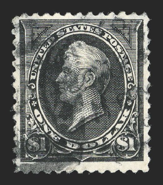 Cost of US Stamp Scott Catalogue 261A - 1894 US$1.00 Perry. Spink Shreves Galleries, Mar 2013, Sale 142, Lot 258
