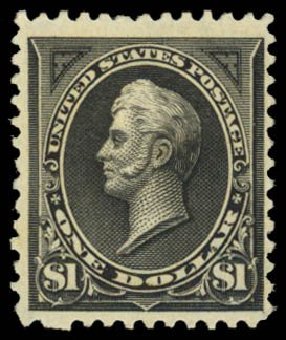 Prices of US Stamp Scott Cat. 261A - US$1.00 1894 Perry. Daniel Kelleher Auctions, Dec 2014, Sale 661, Lot 229