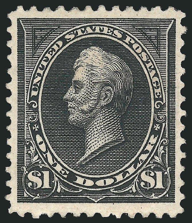 Cost of US Stamp Scott Catalog 261A - US$1.00 1894 Perry. Robert Siegel Auction Galleries, Mar 2012, Sale 1019, Lot 589