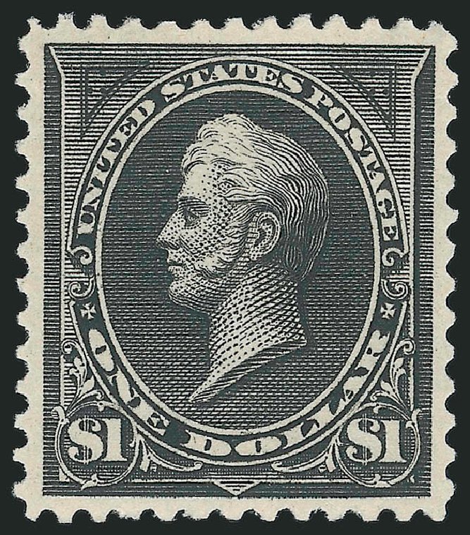 Value of US Stamps Scott Catalogue # 261A: 1894 US$1.00 Perry. Robert Siegel Auction Galleries, Sep 2009, Sale 976, Lot 1749