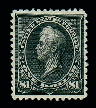 Prices of US Stamps Scott Catalog #261A - 1894 US$1.00 Perry. Matthew Bennett International, Dec 2007, Sale 325, Lot 1800
