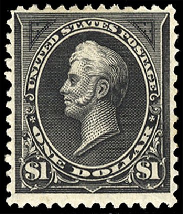 US Stamps Prices Scott Cat. 261A - 1894 US$1.00 Perry. Cherrystone Auctions, Jan 2009, Sale 200901, Lot 180