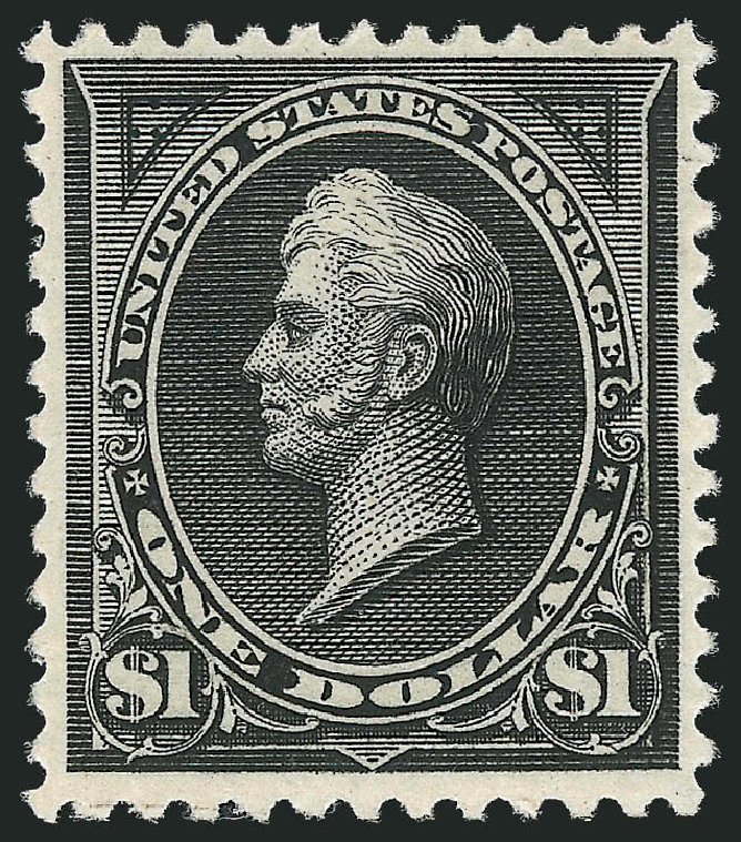 Cost of US Stamp Scott Cat. #261A - US$1.00 1894 Perry. Robert Siegel Auction Galleries, Oct 2012, Sale 1033, Lot 4150