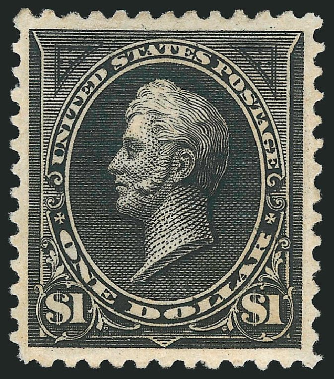 Costs of US Stamps Scott Cat. 261A - US$1.00 1894 Perry. Robert Siegel Auction Galleries, Feb 2015, Sale 1092, Lot 1200