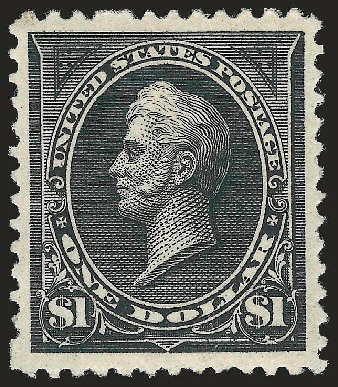 US Stamp Price Scott # 261A - US$1.00 1894 Perry. Robert Siegel Auction Galleries, Sep 2009, Sale 976, Lot 1750