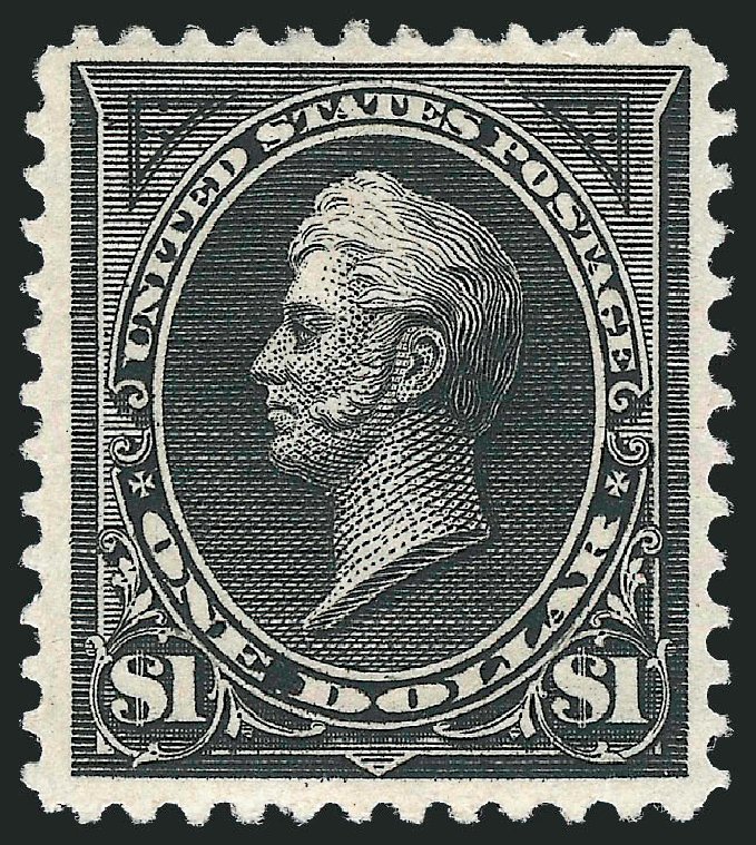 Values of US Stamps Scott Catalogue 261A - 1894 US$1.00 Perry. Robert Siegel Auction Galleries, Mar 2012, Sale 1021, Lot 461