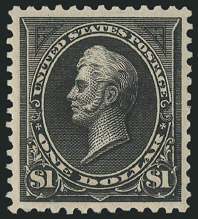 Value of US Stamps Scott #261A: 1894 US$1.00 Perry. Robert Siegel Auction Galleries, Dec 2009, Sale 978, Lot 1081