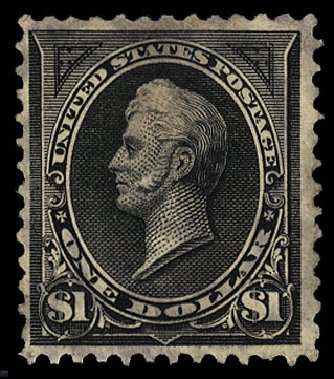 Values of US Stamps Scott Catalog #261A - US$1.00 1894 Perry. Cherrystone Auctions, Nov 2009, Sale 200911, Lot 3094