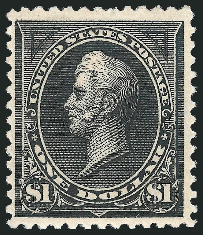 US Stamps Price Scott Cat. #261A: 1894 US$1.00 Perry. Robert Siegel Auction Galleries, Oct 2011, Sale 1014, Lot 1594