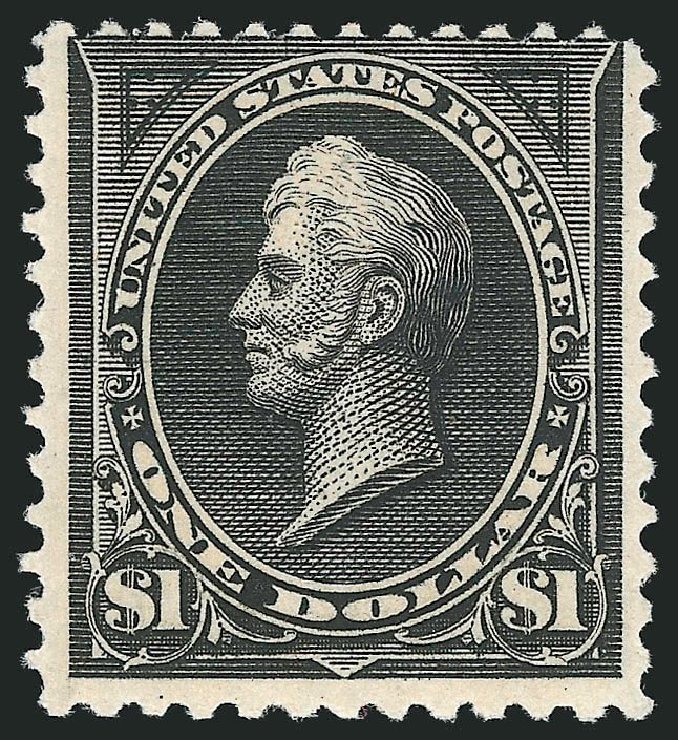 US Stamp Prices Scott Cat. # 261A: 1894 US$1.00 Perry. Robert Siegel Auction Galleries, Dec 2014, Sale 1090, Lot 1404