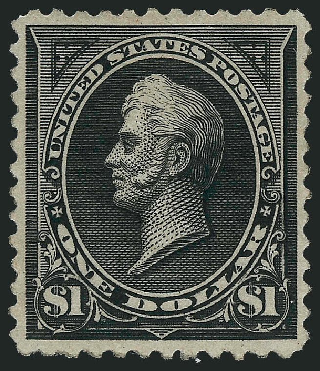 Costs of US Stamp Scott Catalogue # 261A: US$1.00 1894 Perry. Robert Siegel Auction Galleries, Oct 2010, Sale 997, Lot 5764