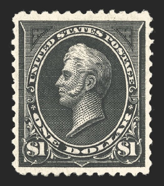 Price of US Stamps Scott Cat. 261A: US$1.00 1894 Perry. Spink Shreves Galleries, Jul 2012, Sale 140, Lot 184