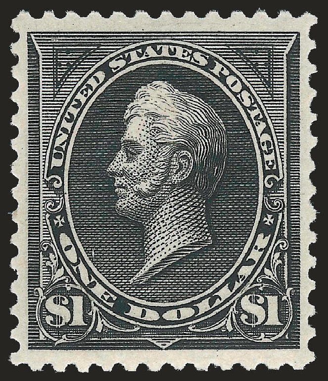 Value of US Stamp Scott Cat. # 261A - US$1.00 1894 Perry. Robert Siegel Auction Galleries, Jun 2009, Sale 973, Lot 165