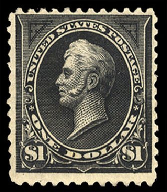 Costs of US Stamp Scott Catalog # 261A: 1894 US$1.00 Perry. Cherrystone Auctions, Jul 2010, Sale 201007, Lot 42