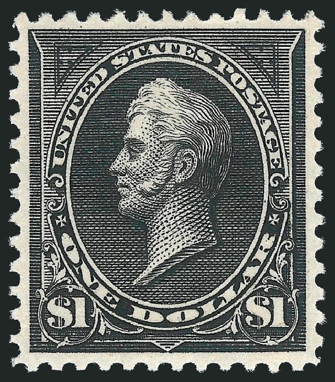Price of US Stamp Scott #261A - 1894 US$1.00 Perry. Robert Siegel Auction Galleries, Oct 2011, Sale 1013, Lot 322