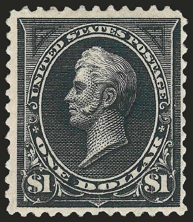 US Stamps Price Scott Catalogue 261A - 1894 US$1.00 Perry. Robert Siegel Auction Galleries, Sep 2009, Sale 976, Lot 1752